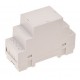 Kradex DIN-Rail Enclosure 2M - Gray - Z106J ABS V0