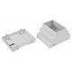 Kradex DIN-Rail Enclosure 4M - Gray - Transparent - Z108JFP ABS V0