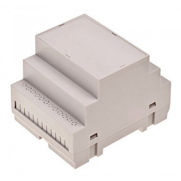 Kradex DIN-Rail Enclosure 4M - Gray - Z108J ABS V0