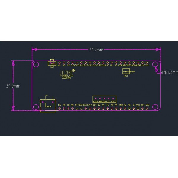 LilyGO T-Zigbee - ESP32-C3 TLSR8258 Dubbele Microcontroller