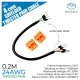 M5Stack 24AWG 4-Core Afgeschermde Kabel - 0.2m