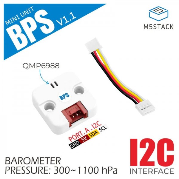 M5Stack Barometric Pressure 2 Unit - QMP6988