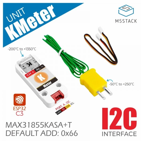 M5Stack Kmeter Unit - Thermokoppel Temperatuursensor