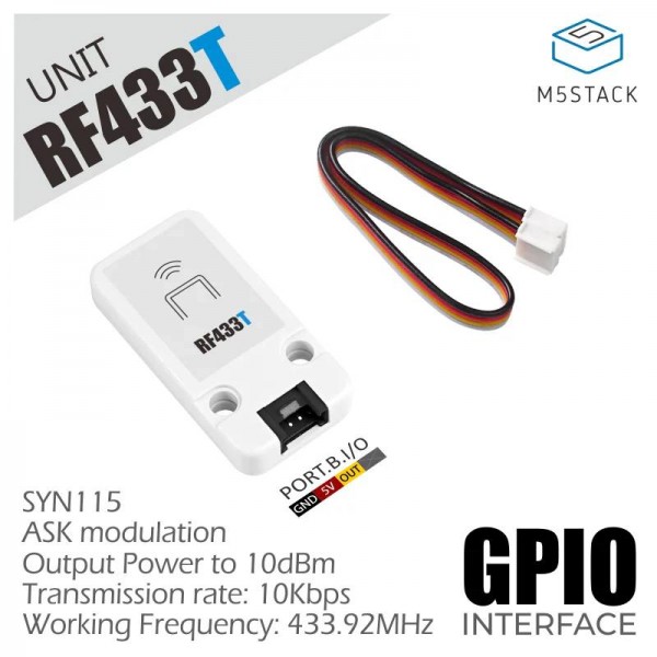 M5Stack RF 433MHz Transmitter Unit - SYN115