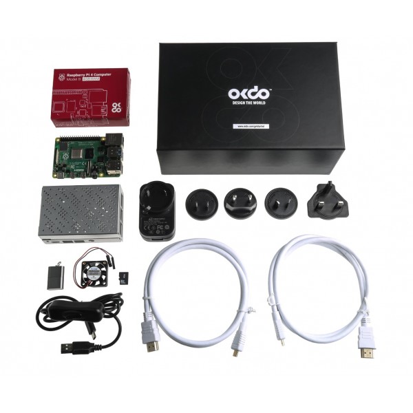 OKdo Raspberry Pi 4 Model B 8GB Starter Kit