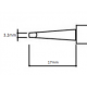 Solder Tip for Atten ST-2065D - Chisel - 3.2mm