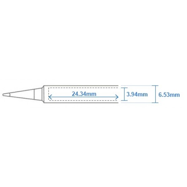 Solder Tip for Atten ST-2065D - Round - 1.0mm