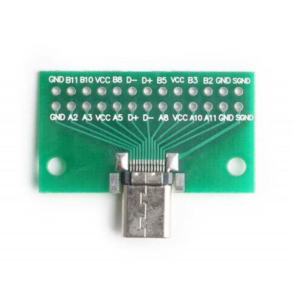 USB-C 3.1 Male to DIP Adapter