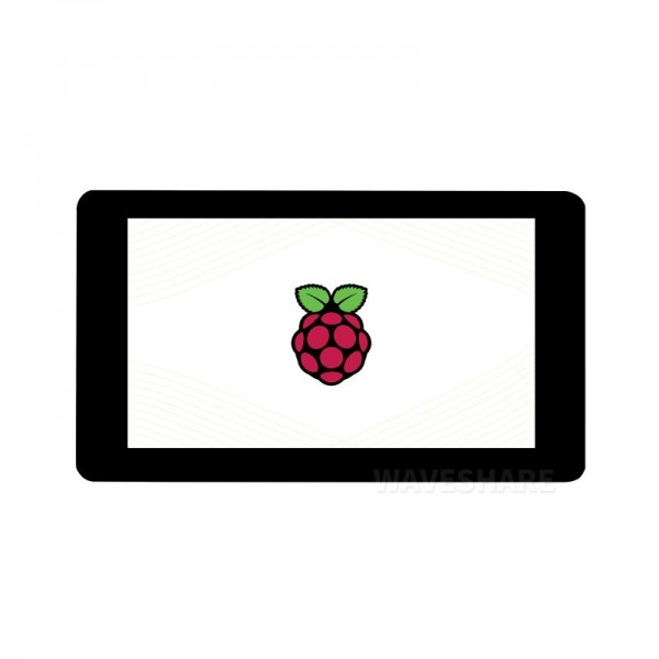 Waveshare 7 inch DSI TFT-LCD Display 1024*600 pixels with Touchscreen and Adhesive Strip for Raspberry Pi