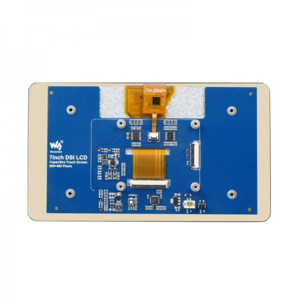 Waveshare 7 inch DSI TFT-LCD Display 800*480 pixels with Touchscreen and Adhesive Strip for Raspberry Pi