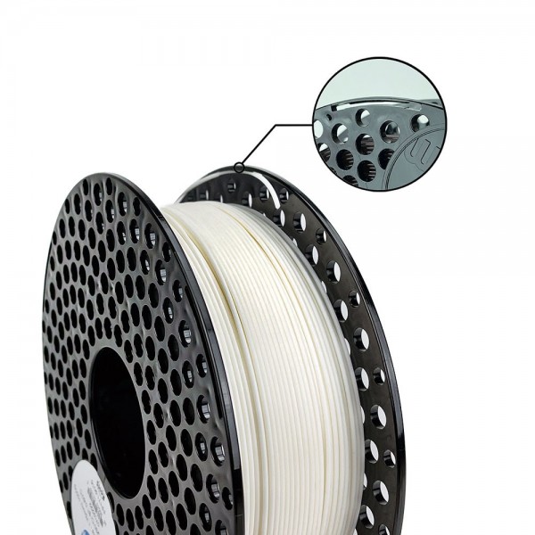 AzureFilm PLA Filament 1.75mm - 1kg - Foggy White