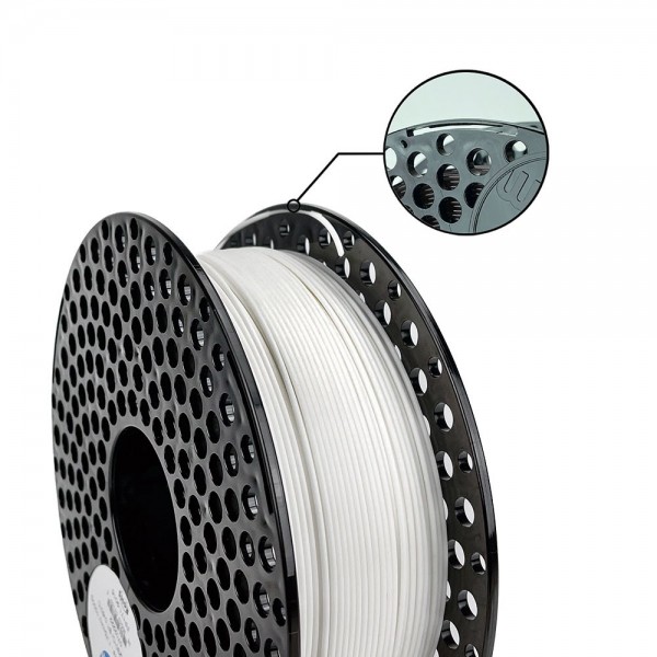 AzureFilm PLA Filament 1.75mm - 1kg - Litho White