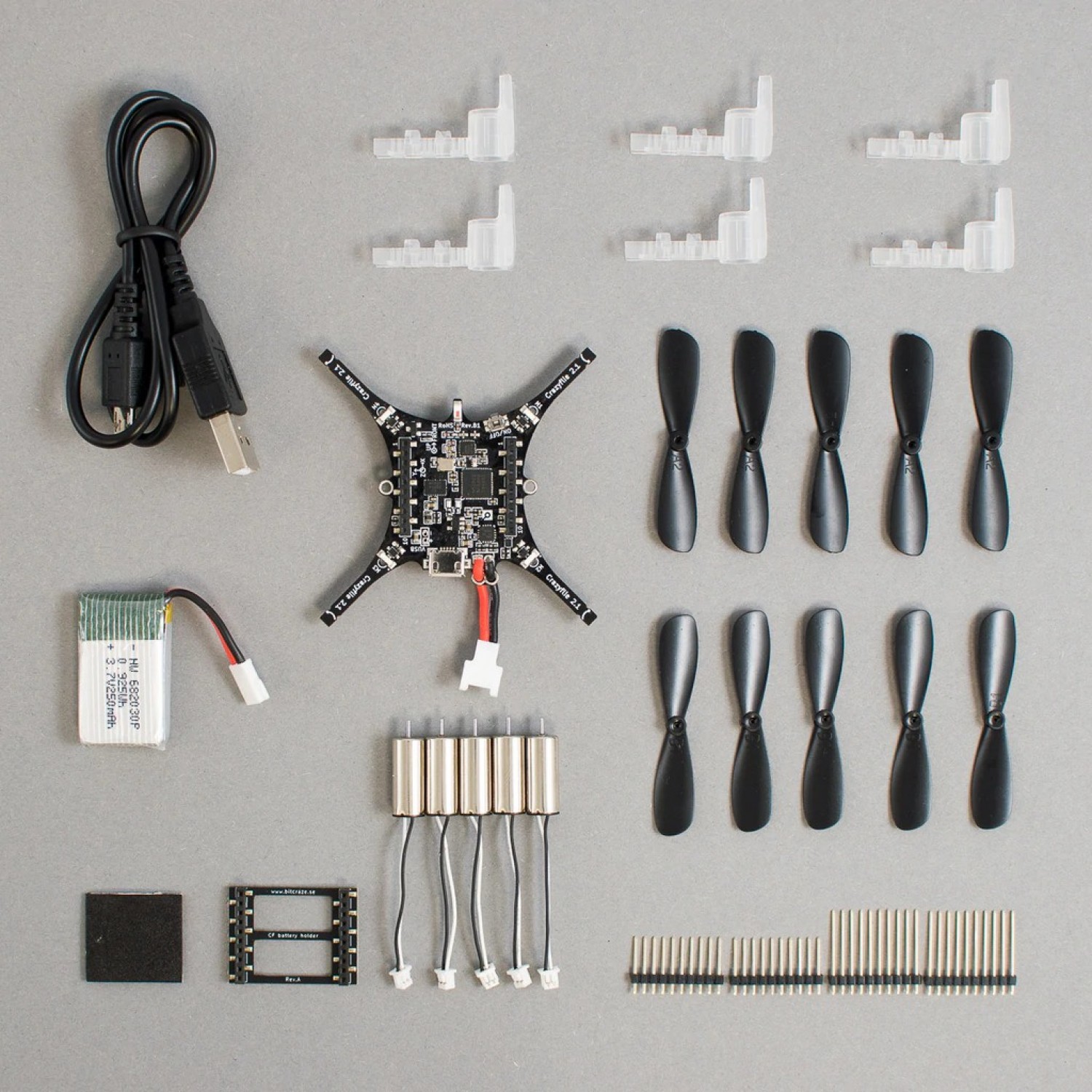 Bitcraze Crazyflie 2.1 Drone - DIY Kit - BC-114991551