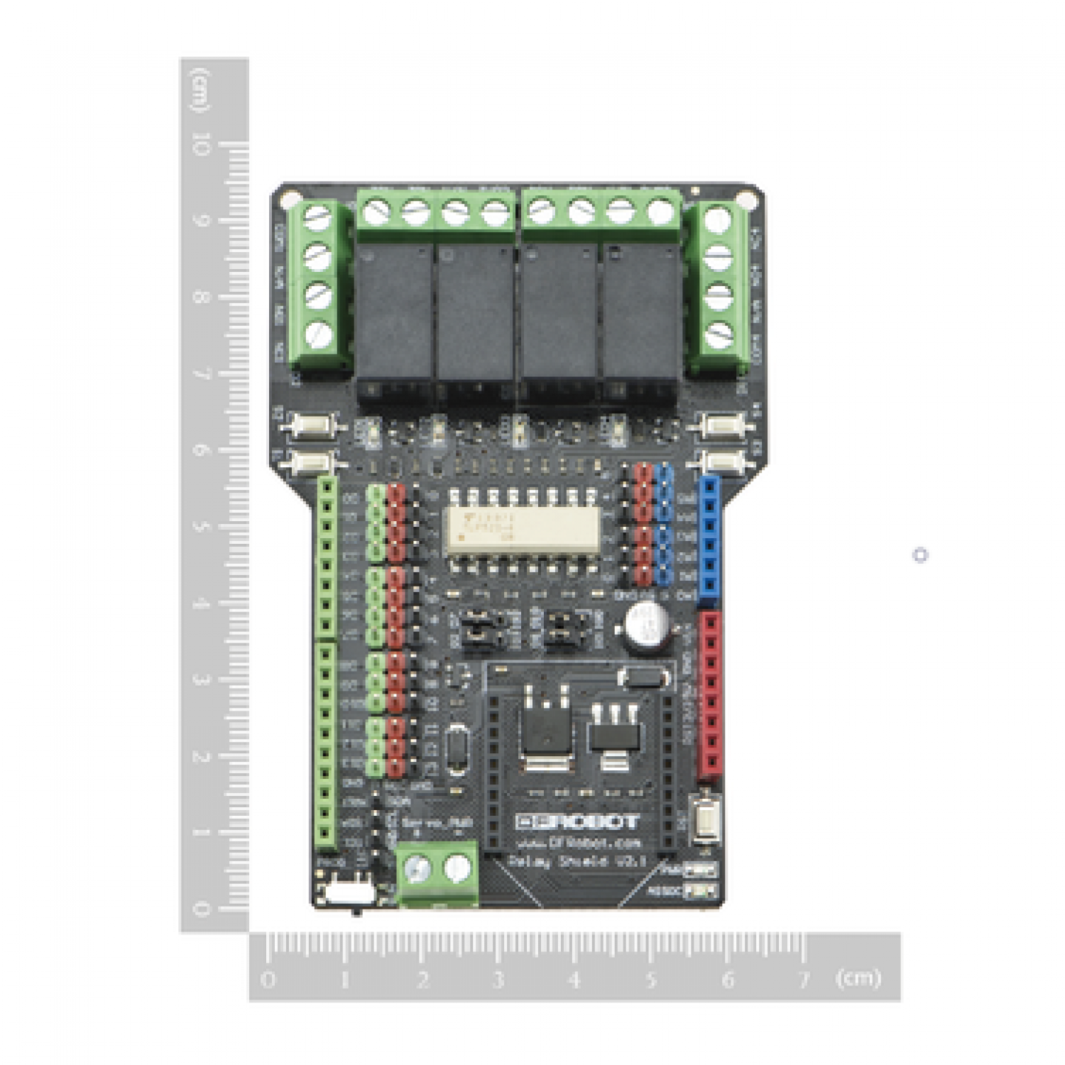DFRobot Gravity 4 Channel Relay Shield - for Arduino - DFROBOT-DFR0144