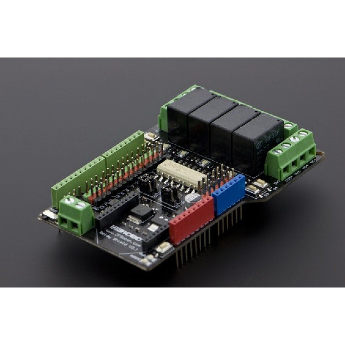 DFRobot Gravity 4 Channel Relay Shield - for Arduino - DFROBOT-DFR0144