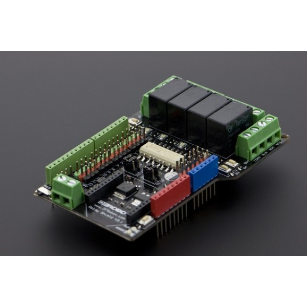 DFRobot Gravity 4 Channel Relay Shield - for Arduino