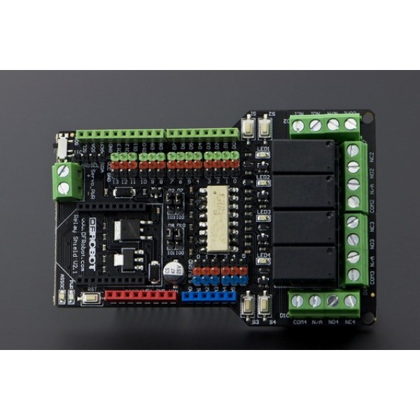 DFRobot Gravity 4 Channel Relay Shield - for Arduino