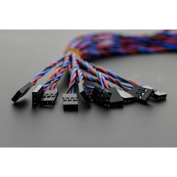 DFRobot Gravity Analog Sensor Cable - 30cm - 10 pieces