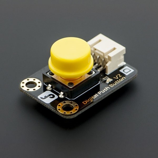 DFRobot Gravity Digital Push Button - Yellow