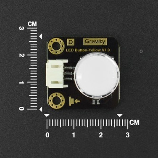 DFRobot Gravity LED Button - Yellow-Orange