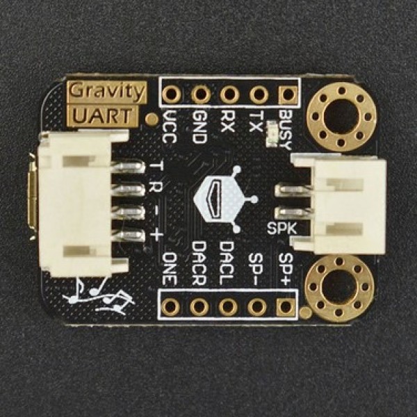DFRobot Gravity UART MP3 Module met 8MB Flashgeheugen