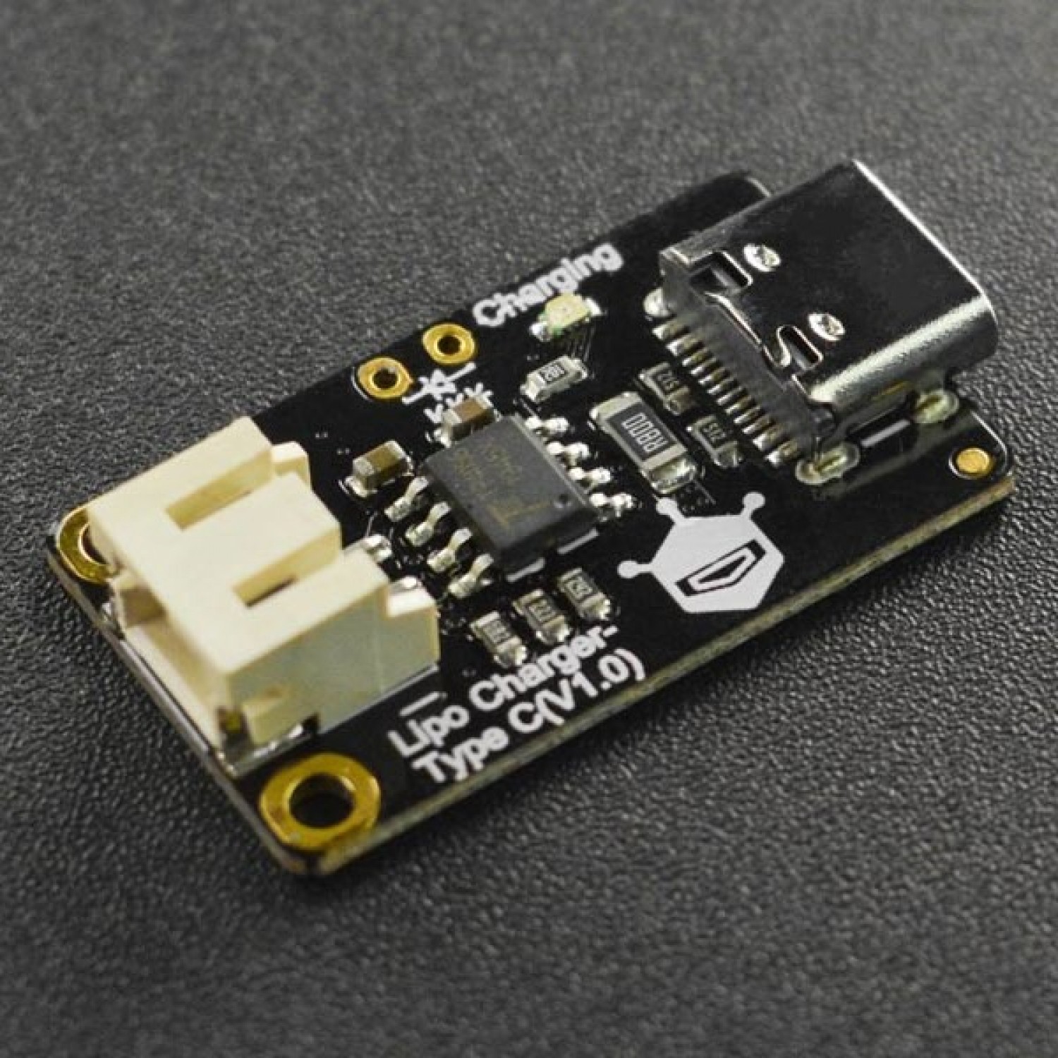 Li Po Charger Module DFRobot Li-Po Charger Type C - 50-500mA - DFROBOT-DFR0668