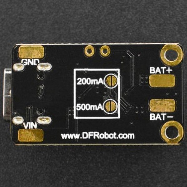 DFRobot Li-Po Charger Type C - 50-500mA