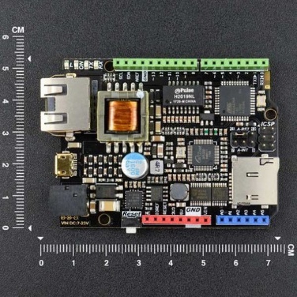 DFRobot W5500 Ethernet met PoE IoT Board - Leonardo Compatible