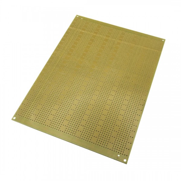 Experimenteer-printplaat 15cm*20cm - Dubbele Eilandjes en Omringende Banen