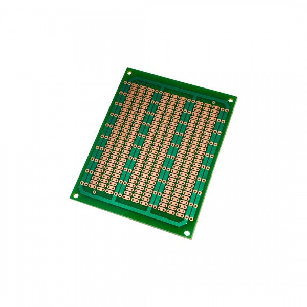 Experiment PCB 7cm*9cm - Double Islands and Surrounding Lanes
