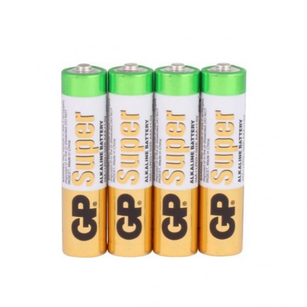 GP Super Alkaline 4x AAA Battery