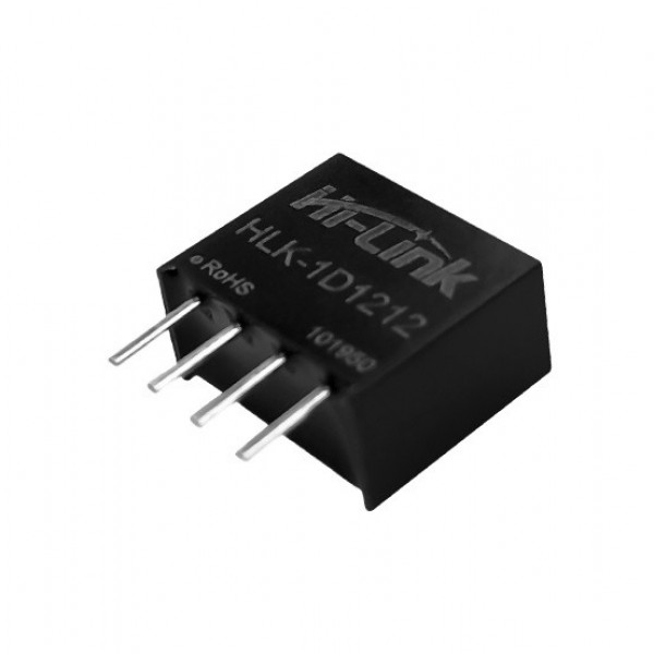 Hi-Link Isolated DC-DC Voltage Converter - 12V to 12V 84mA - HLK-1D1212