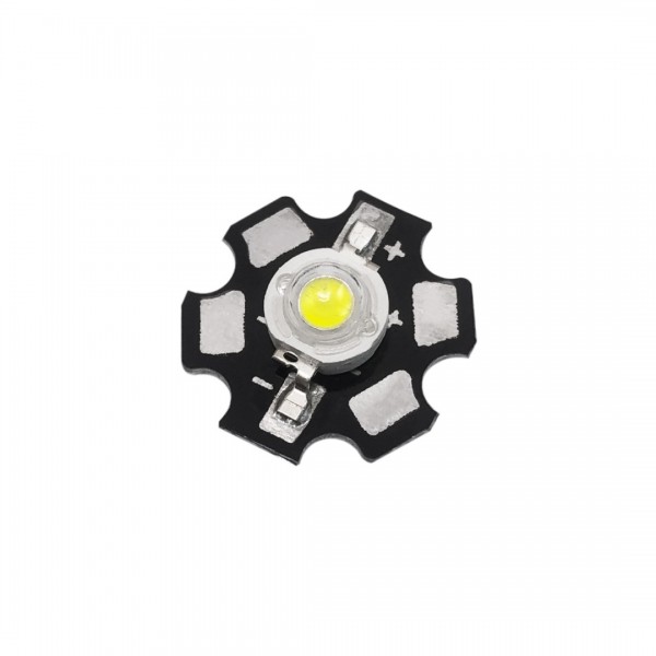 High Power LED 700mA - Cool-White - with Heatsink