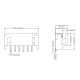 JST-PH 3p Compatible SMD Connector Male