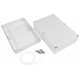 Kradex Enclosure 283x193x95mm - IP65 - Grey - Transparent - Z95JPH TM ABS