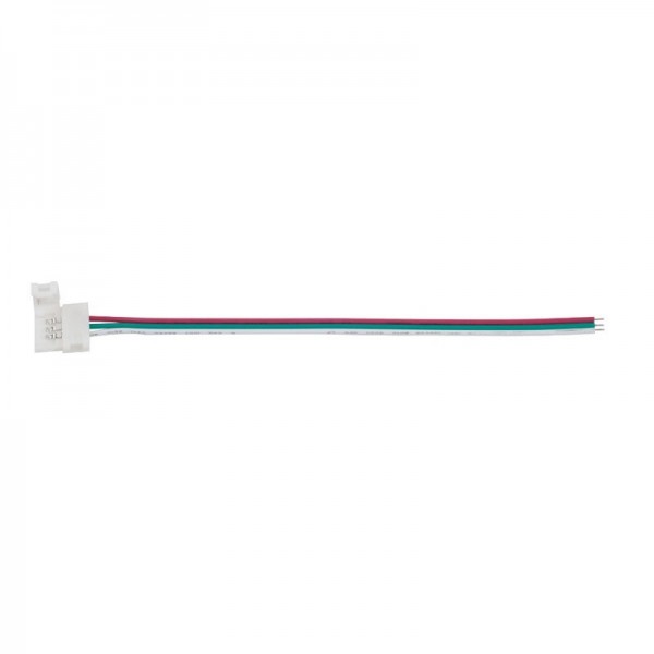 LED Strip Connector met Losse Draden - 3p 10mm - WS2811-WS2812B