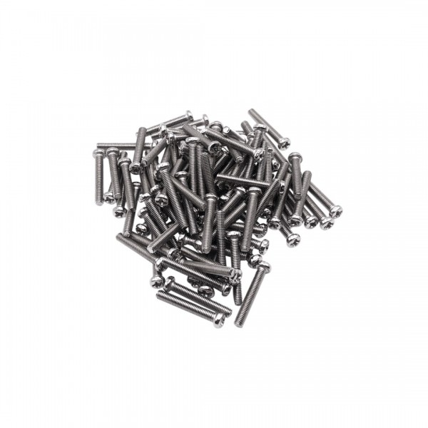 M3 Bolt - 20mm thread - 100 bolts
