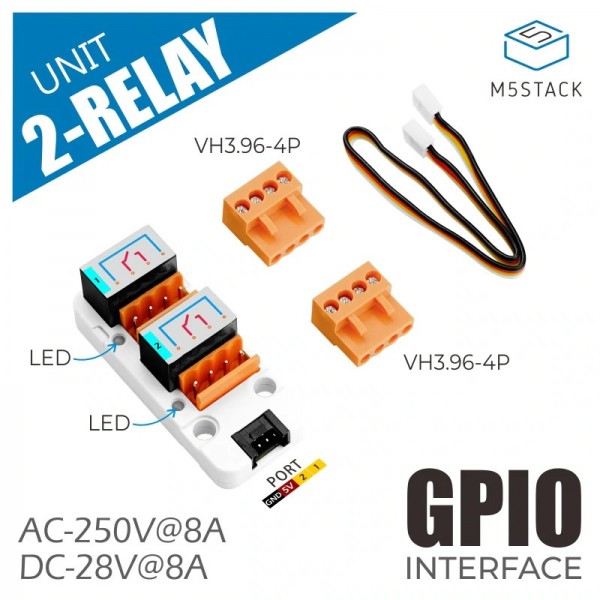 M5Stack 2-Relay Unit
