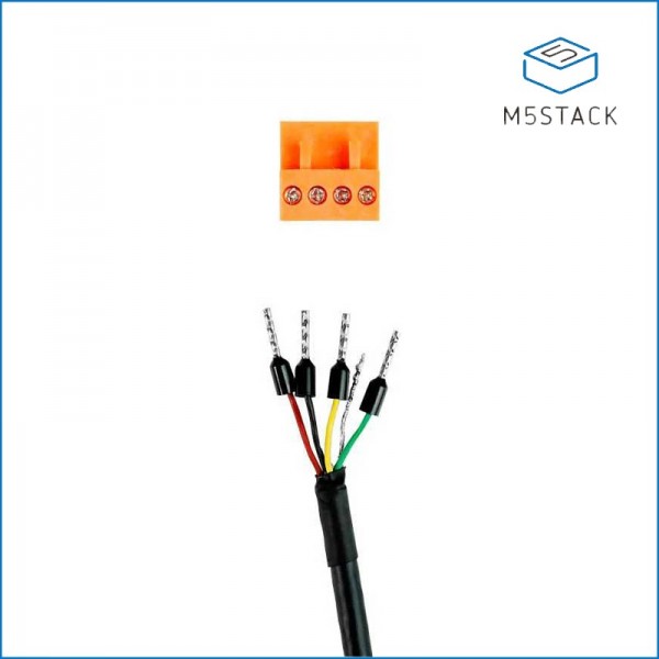 M5Stack 24AWG 4-Core Shielded Cable - 0.5m