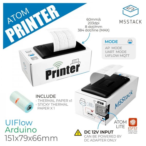 M5Stack Atom Printer