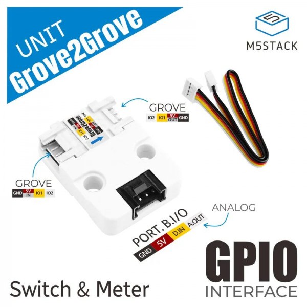 M5Stack Grove2Grove Unit - Current Sensor and Power Switch