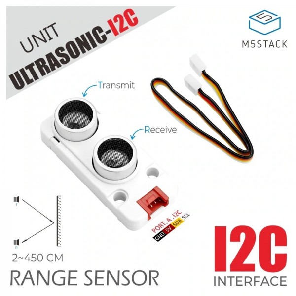 M5Stack Ultrasonic-I2C Unit - Distance Sensor - RCWL-9620
