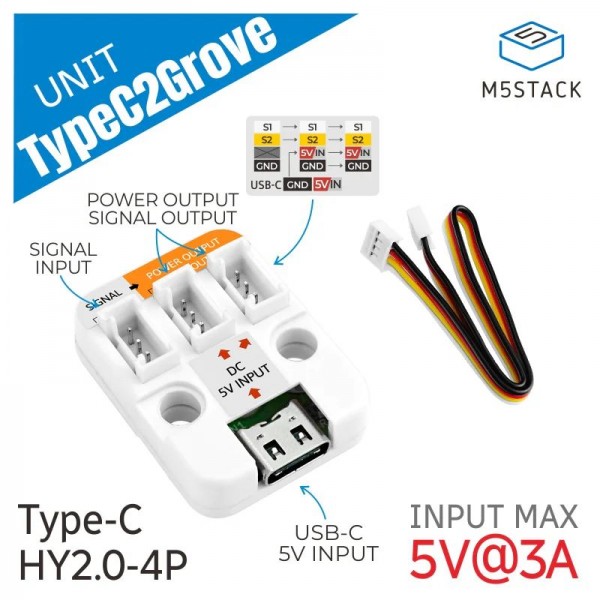 M5Stack TypeC2Grove Unit