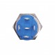 Metal Push Button 16mm - Raised - On-Off - with 3-6V White LED - On-Off Symbol