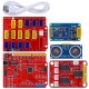 Open-Smart 4WD Auto met Omnidirectionele Wielen en Bluetooth - Zelfbouw Kit