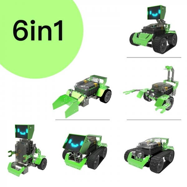 Robobloq Qoopers - 6-in-1 Programmeerbare Robot Zelfbouw Kit