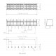 Barrier Strip Screw Terminal - 3p - 7.62mm