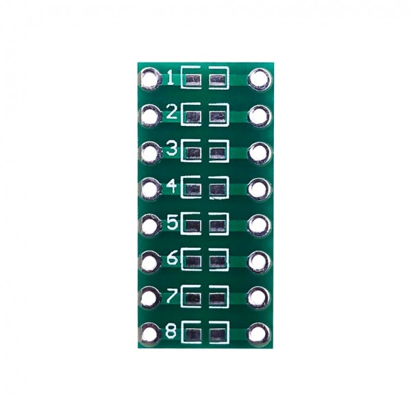 SMD 0603-0805 to 2.54mm DIP Adapter - 8p