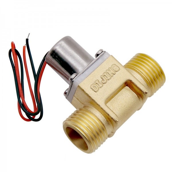 Magneetventiel - Bi-stabiel - 5V - Messing - G1/2