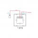 Sonoff M5-1C-80 SwitchMan - Wi-Fi Switch - 1 Channel